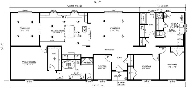 The Wendy - RTM wide modular home floor plan